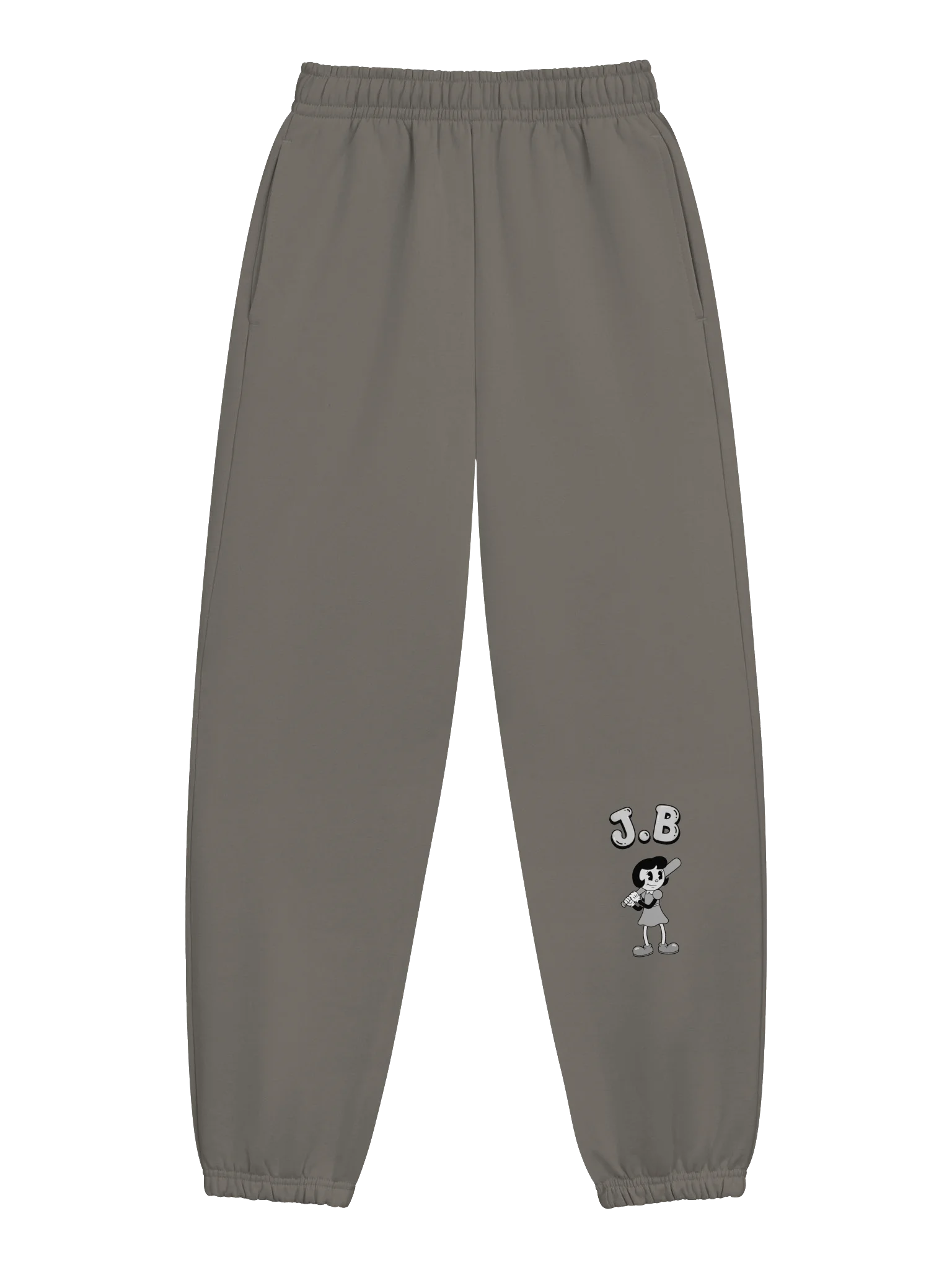J.B Bat-Ready Grayscale Graphic Sweatpants product image (5)