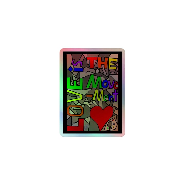 Love Is The Movement: Rainbow (Holo-Stickers) product image (1)