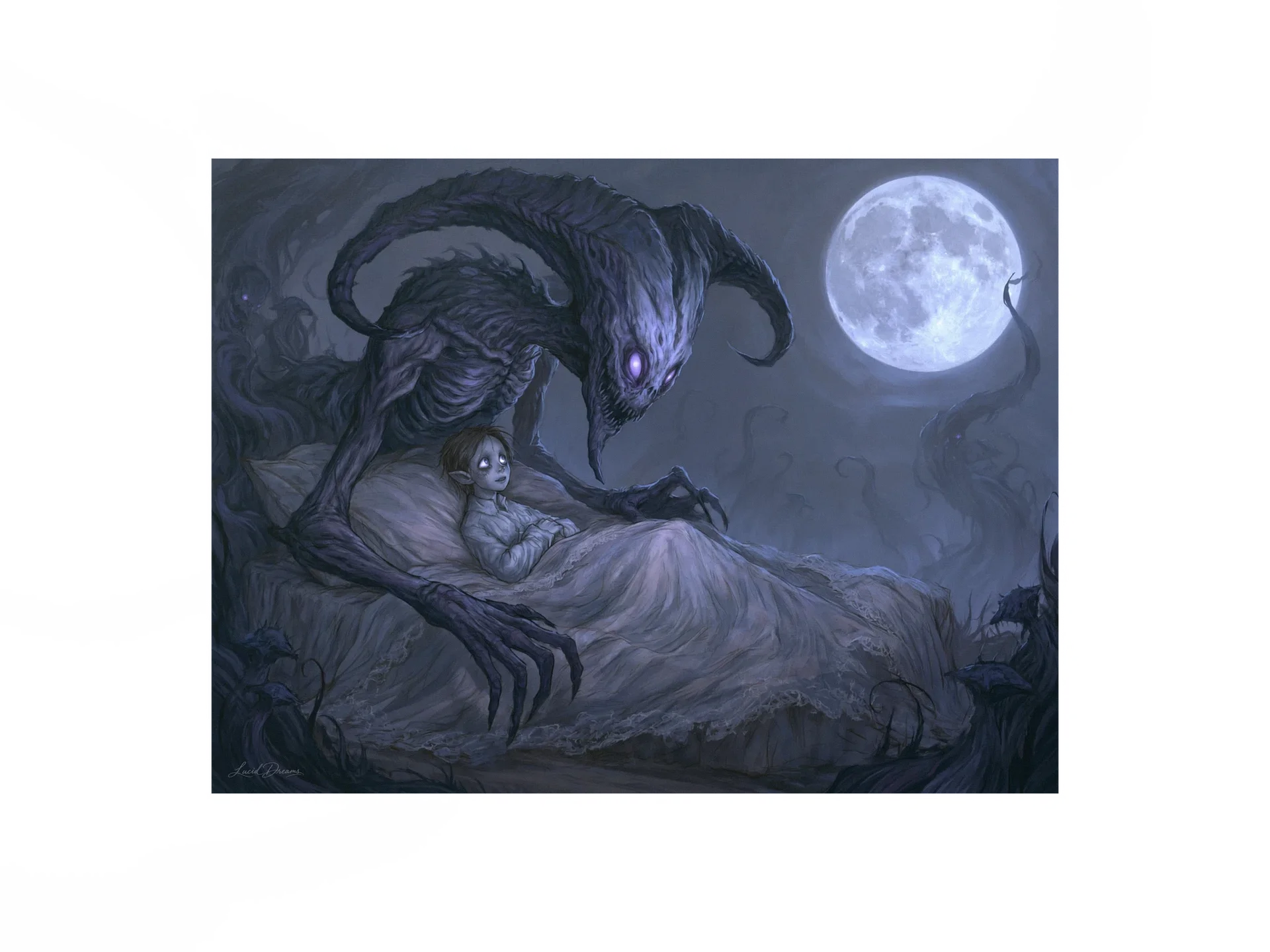 Bedside Monster Art Print — The Bedside Nightmare product image (1)