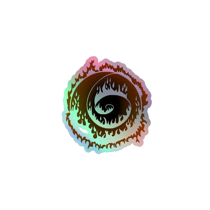 Inferno Spiral Holographic Sticker product image (1)