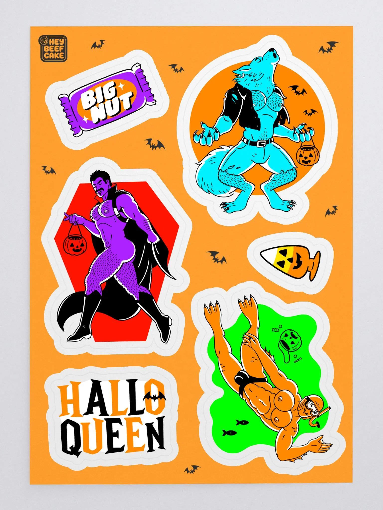 THICC or TREAT 2024 Sticker Sheet 2 product image (5)