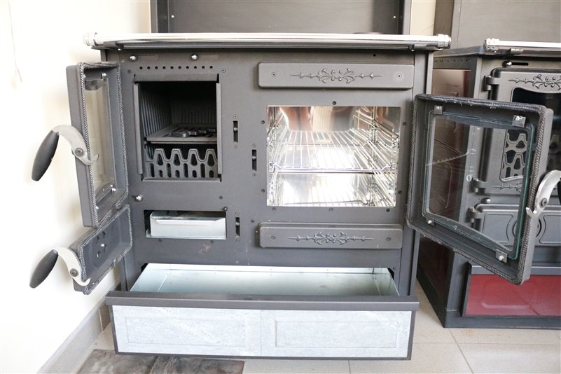 Guliver Wood Burning Cook Stove by Guca Soapstone with Warming Oven Left Hand Flue product image (6)