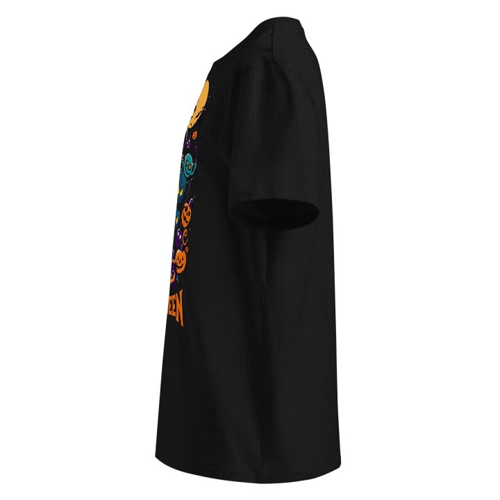 Retro Happy Halloween Black Tee product image (2)