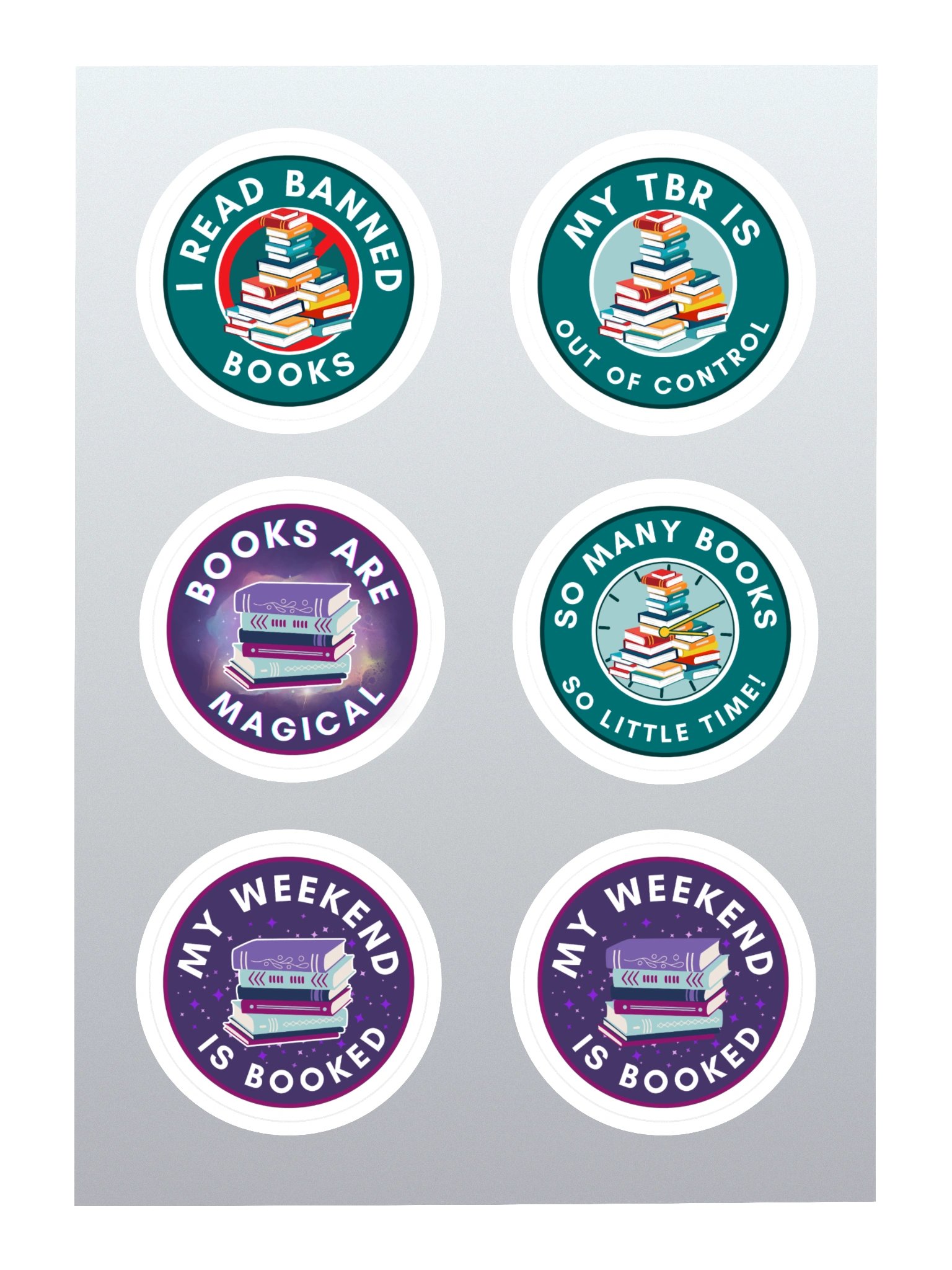 Bookish Sticker Sheet product image (3)