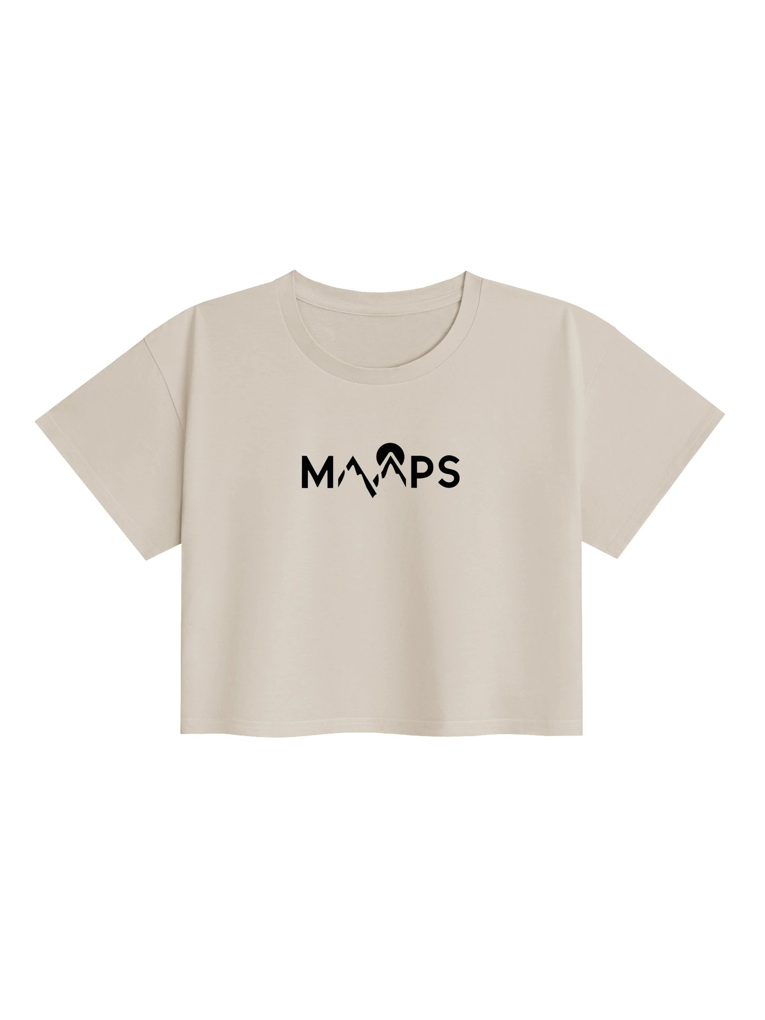 Cropped MAAPS Tee - Black Logo product image (13)