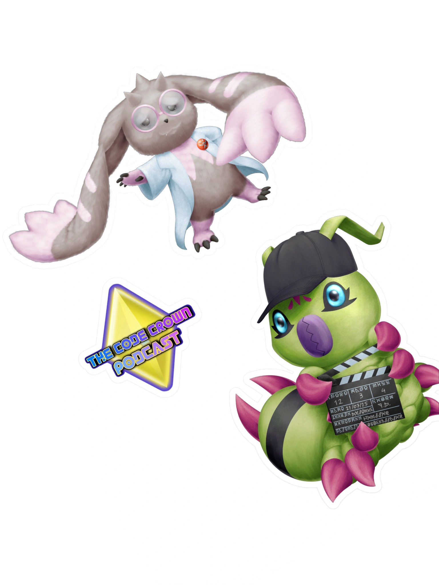 Producer and Assistant Sticker Set product image (1)