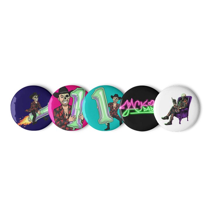 Jack Daddy Turns One Buttons product image (1)