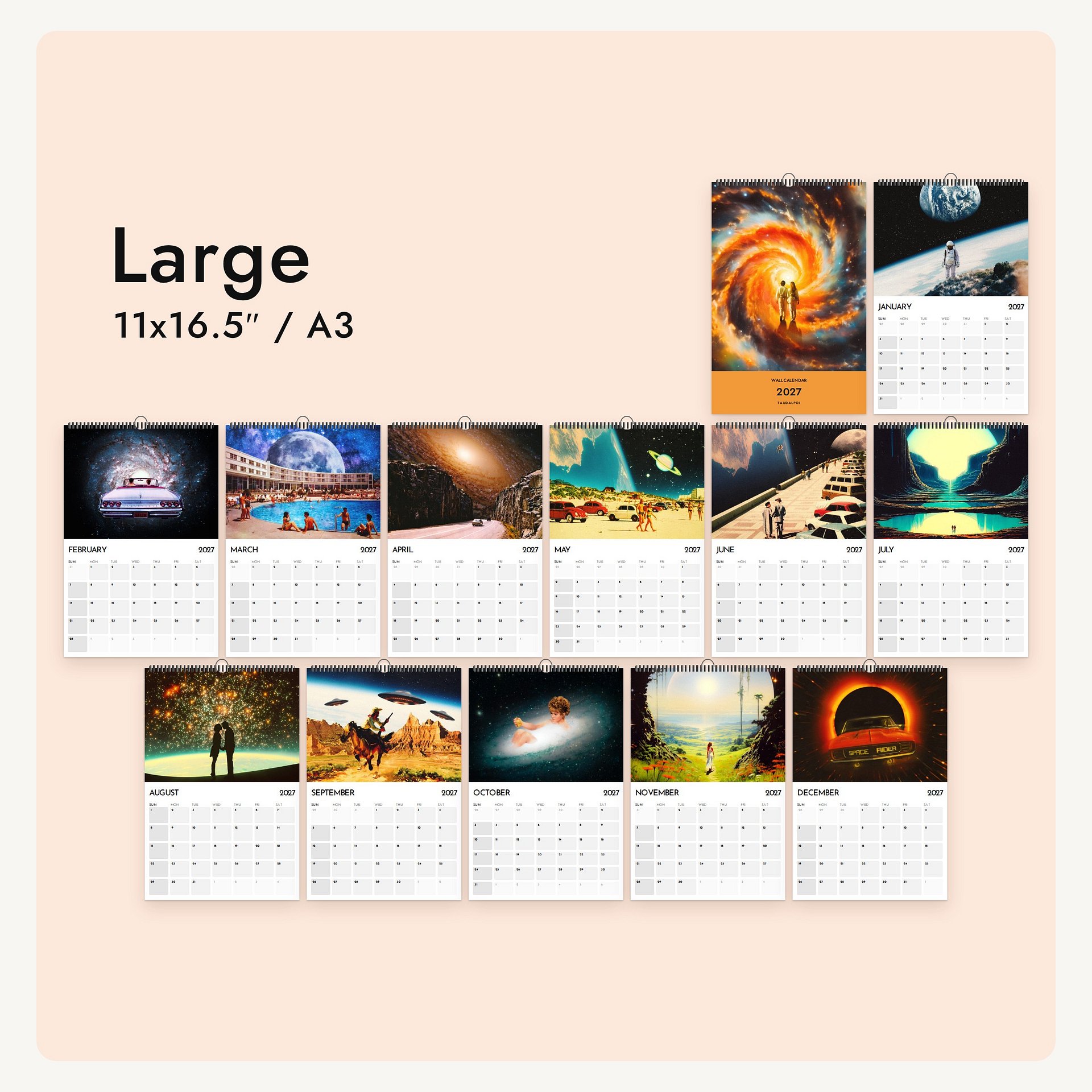 Glimpses From Another Galaxy 2027 Calendar product image (11)