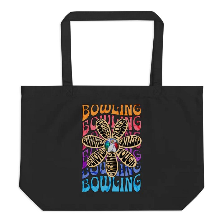 Flower Bowling Focused Passion Tote Bag product image (1)
