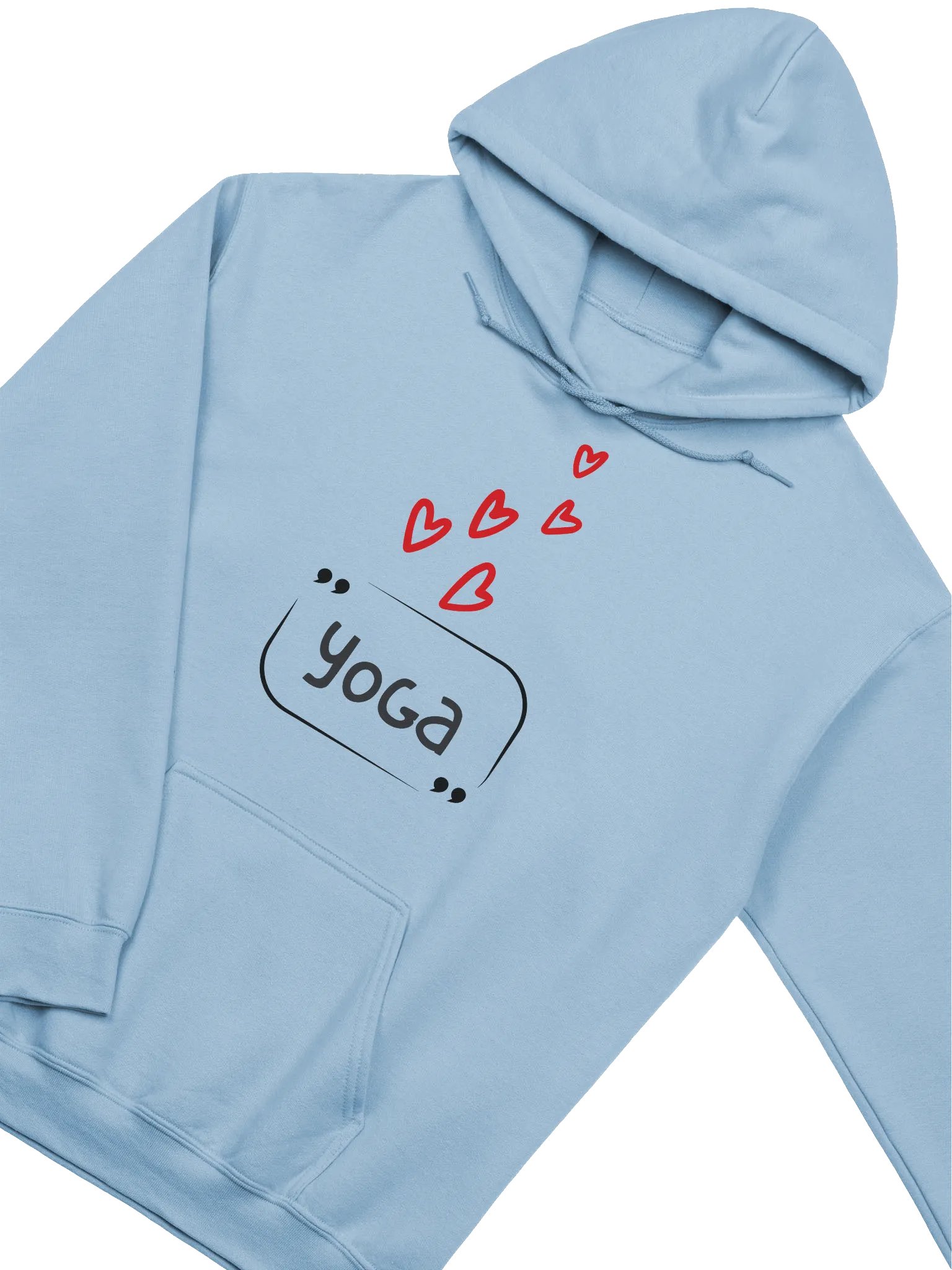Yoga Love Hoodie - Heartfelt Design product image (2)