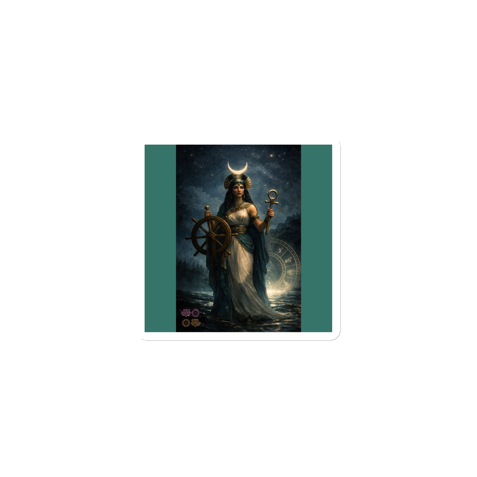Goddess Isis-Fortuna Vinyl Magnet product image (1)