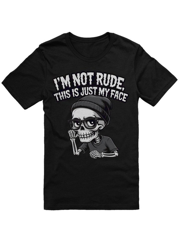 I'm Not Rude Skeleton Graphic Tee product image (1)