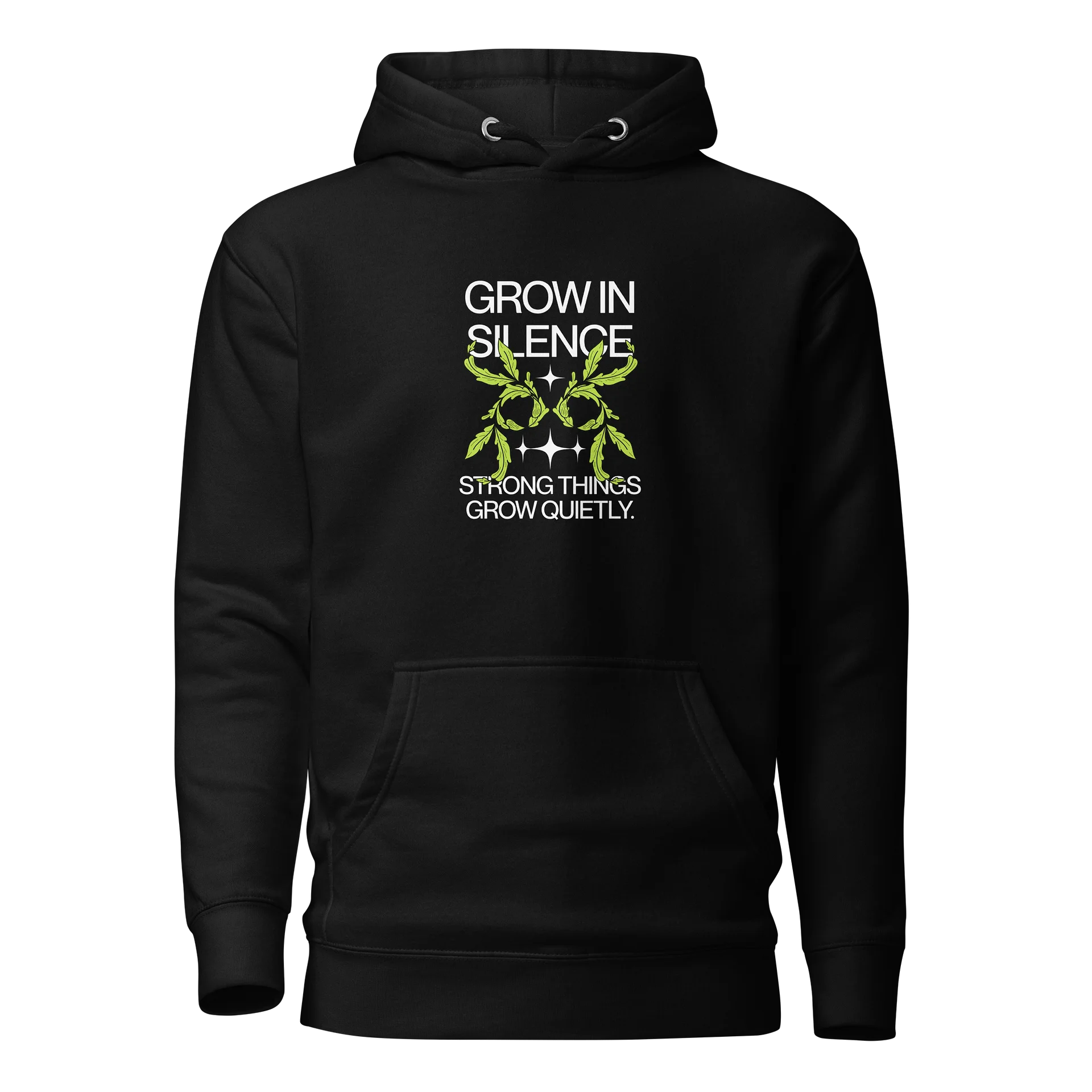 Grow in Silence Botanical Hoodie product image (1)