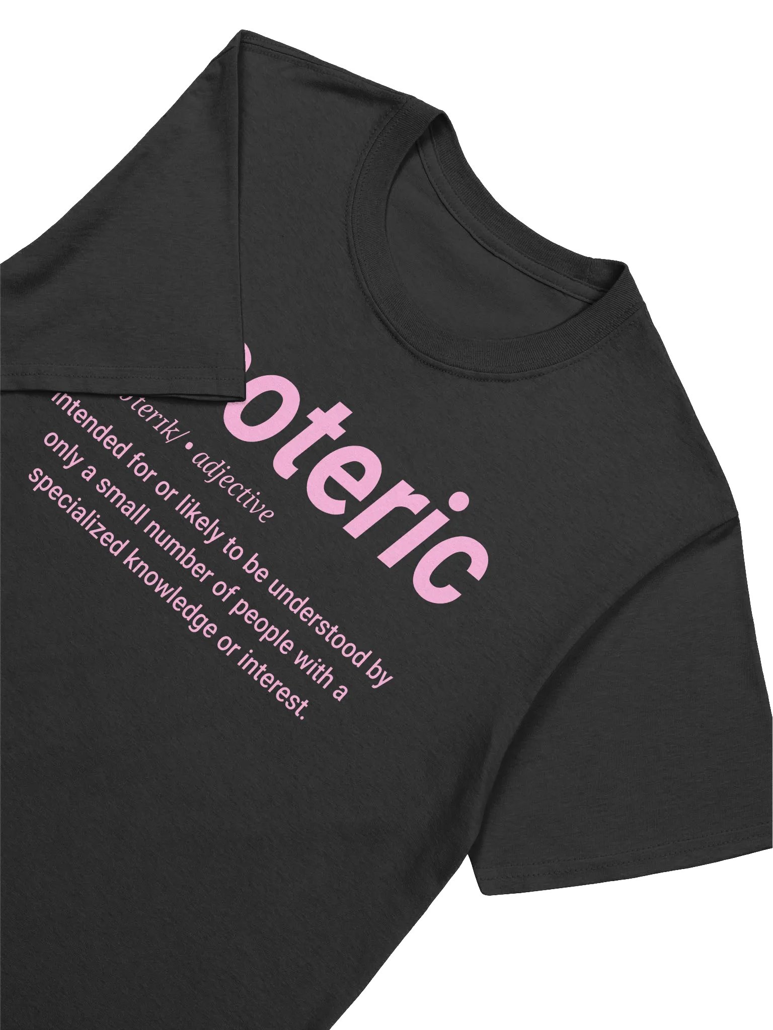 Esoteric Definition Tee (pink) product image (2)