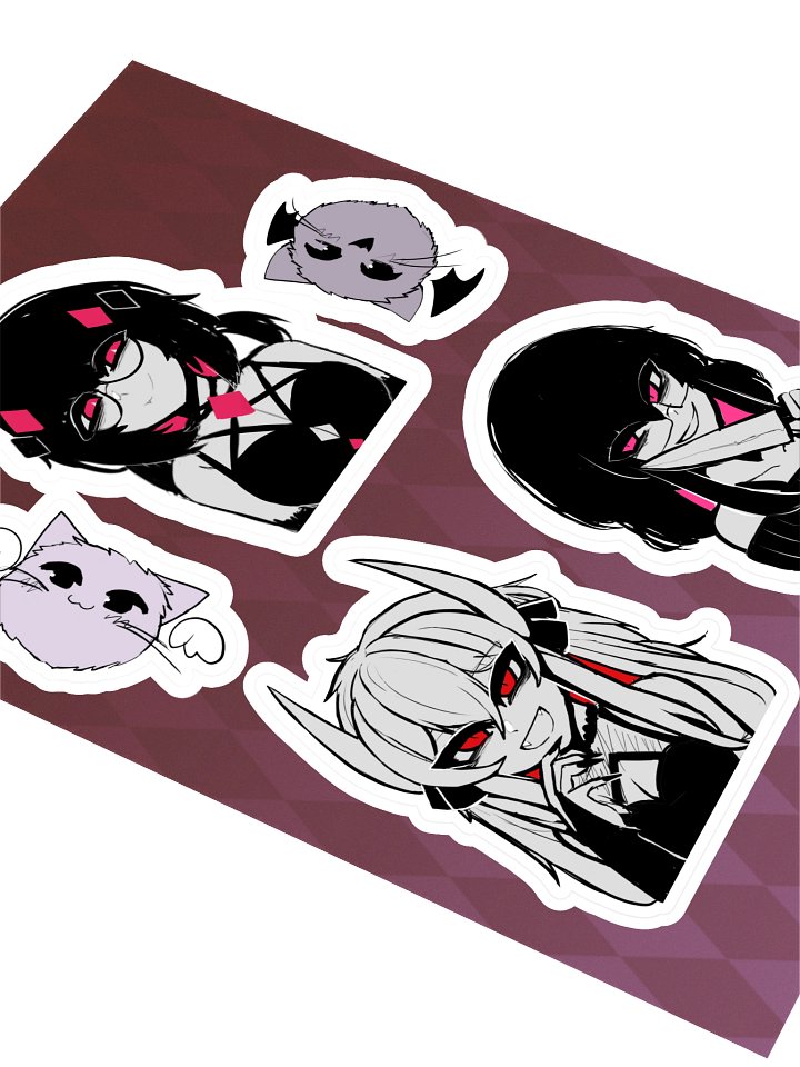 Girls and Mortals Sticker Set product image (2)