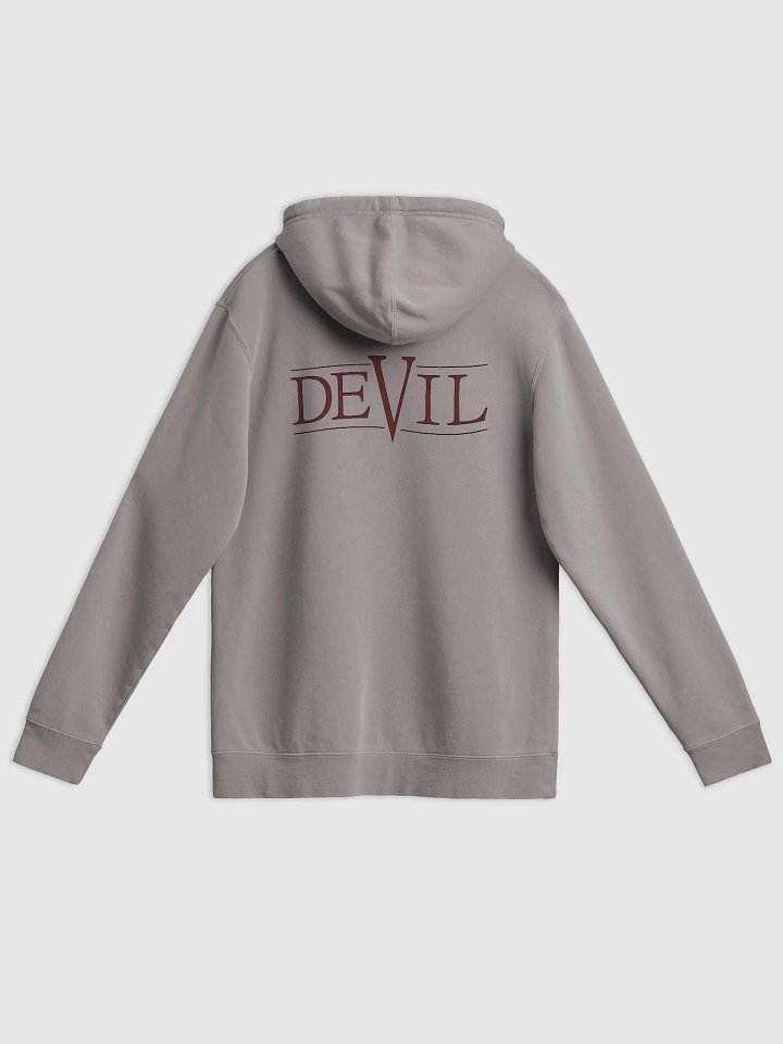 Good Vs Evil - God's In My Heart & The Devil's On My Back - Independent Trading Co. Pigment Dyed Hoodie product image (2)