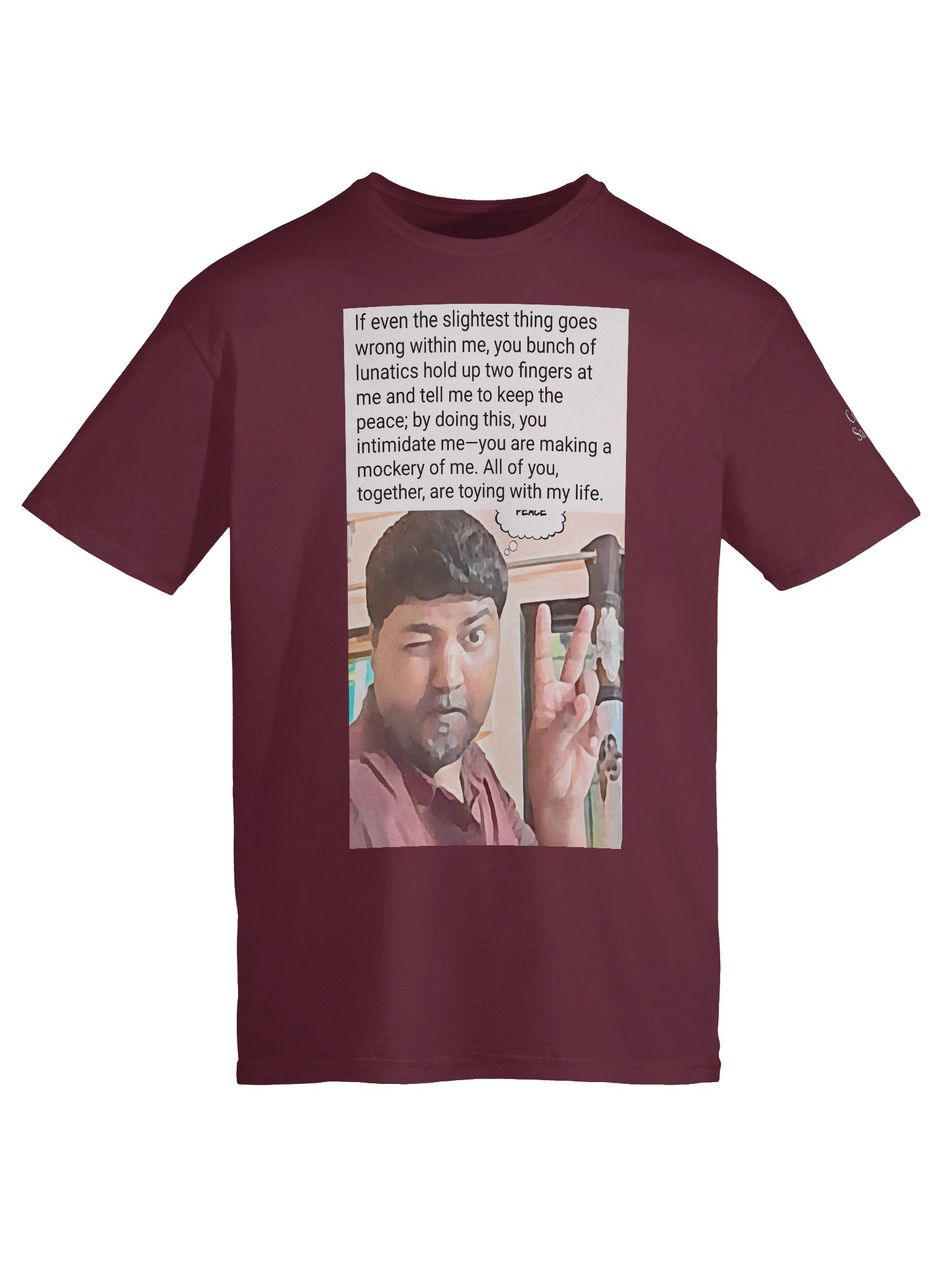 Sandeep Warning Graphic T product image (15)