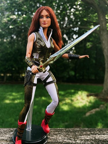 The Teela Barbie doll is great! I do wish dolls COULD HOLD THEIR ACCESSORIES! It just baffles me why they don’t make their ha...