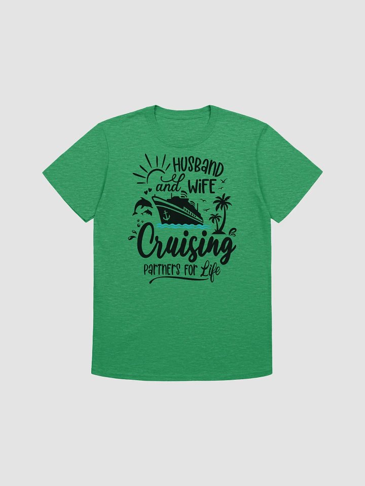 Husband and Wife Cruising Partners for Life Unisex Softstyle T-Shirt Light Colours product image (1)