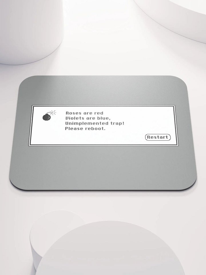 Unimplemented Trap Poem Mouse Pad product image (1)