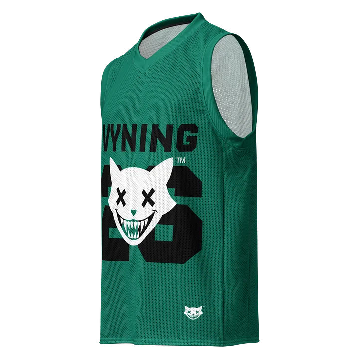 GREEN VYNING 26 Devil Kitty All-Over Print Basketball Jersey product image (1)