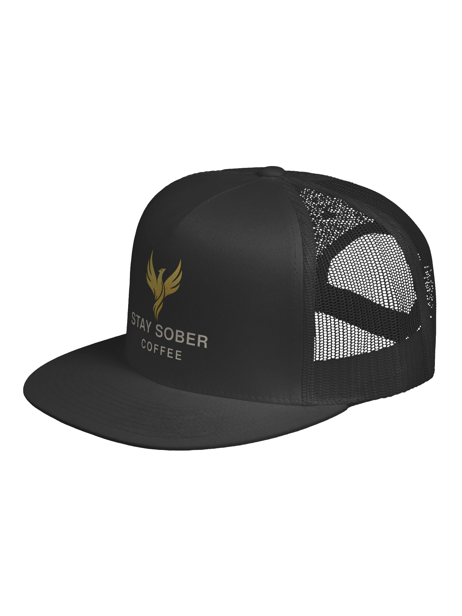 Stay Sober Coffee Phoenix Wordmark Trucker product image (5)