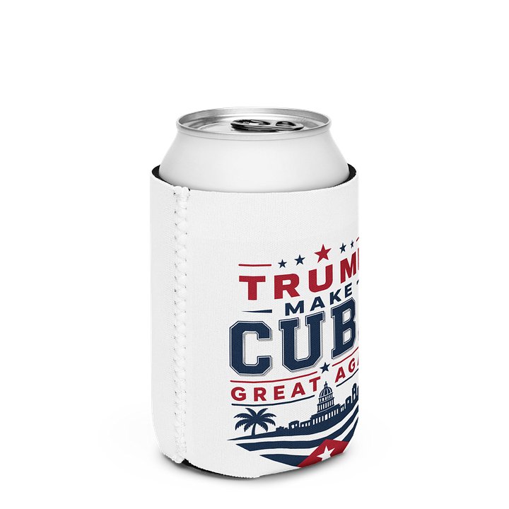 Trump Make Cuba Great Again - Porta Latas Blanco product image (3)