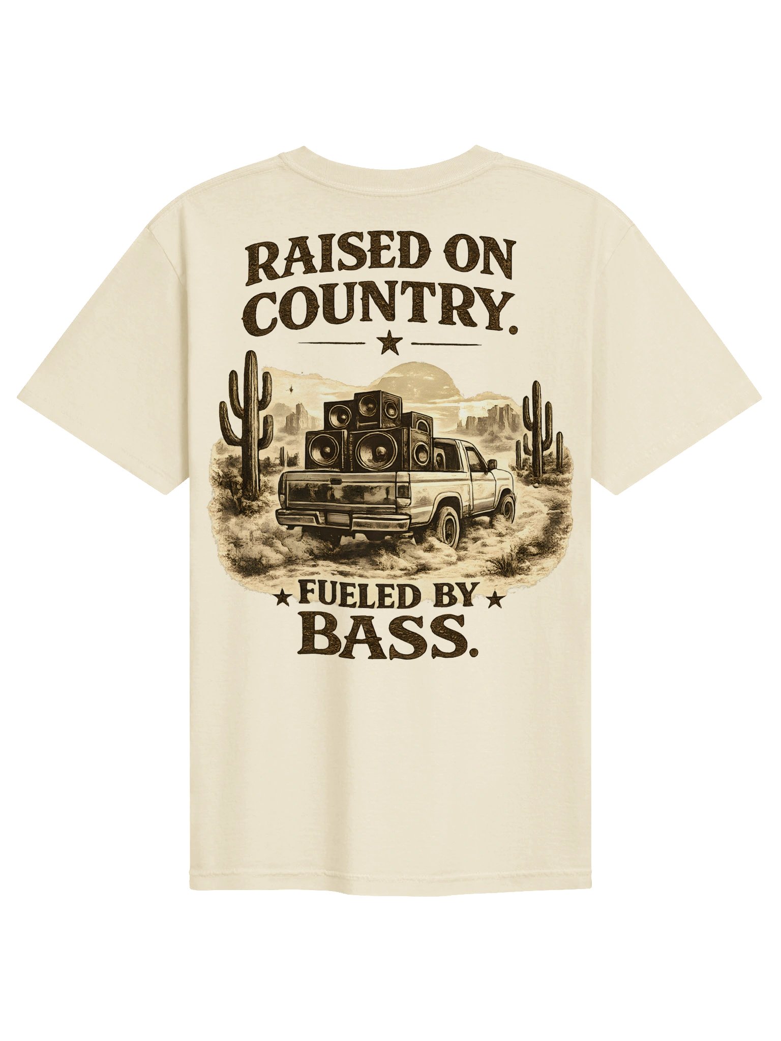 Country Hardstyle | Raised on Country | Heavyweight T-Shirt product image (2)