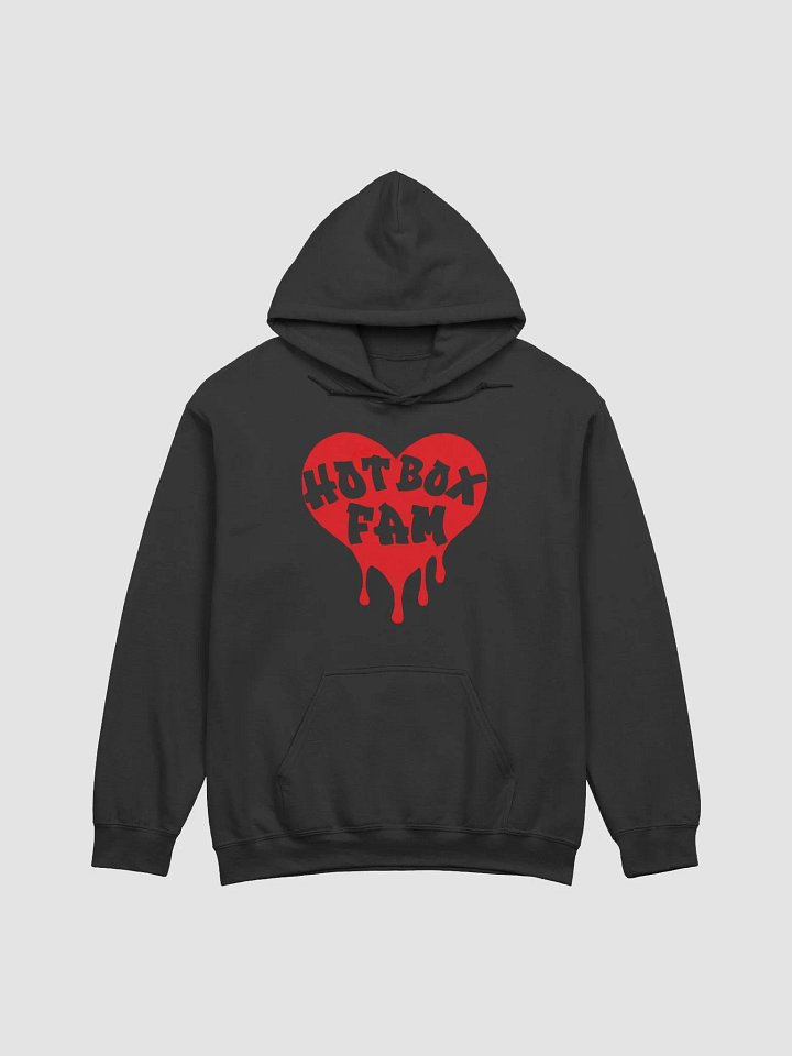 HOT BOX FAM TRANSPARENT RED LOGO HOODIE product image (10)