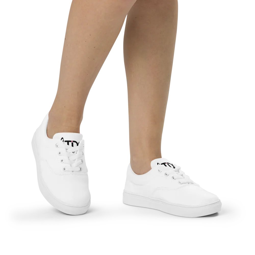 TDS Music Women's White Athletic Shoes: Comfortable Flyknit Sneakers for Everyday Wear product image (1)