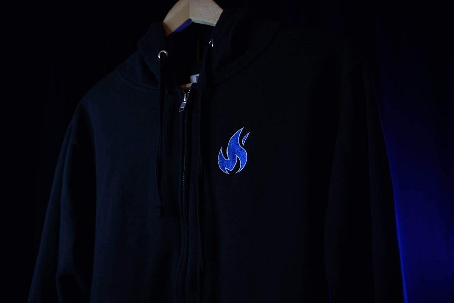 Blue Flame Fam - Zip Up Hoodie product image (4)