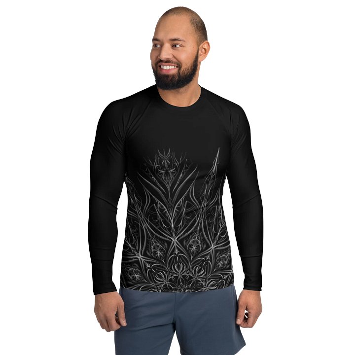 Cosmic Mandala Men's Rash Guard product image (1)