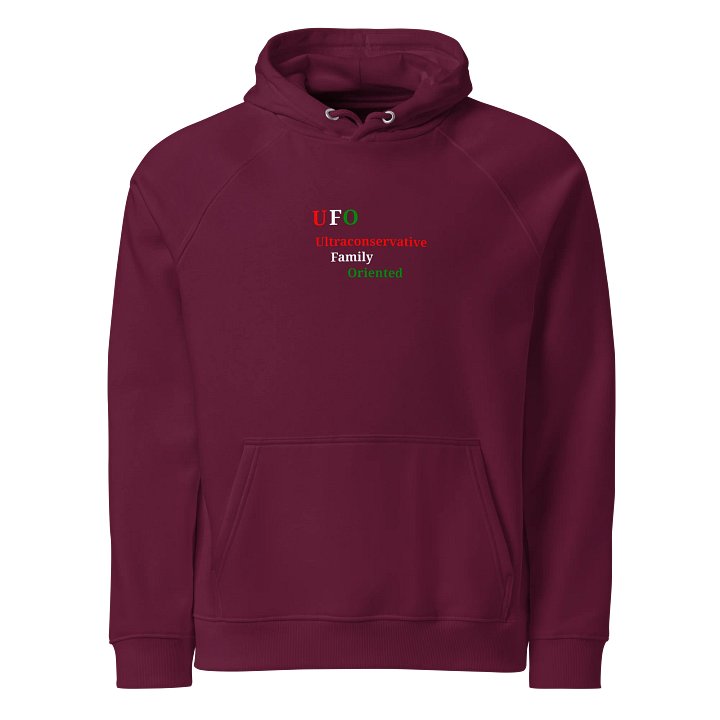 UFO Acronym Colorful Unisex Hoodie product image (1)