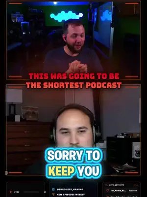 He told his wife this would be the shortest episode ever. Two hours later... From This Week at Shrouded episode 167 with agreener and Wrecked. #ThisWeekAtShrouded #SGC #Gaming #Shorts