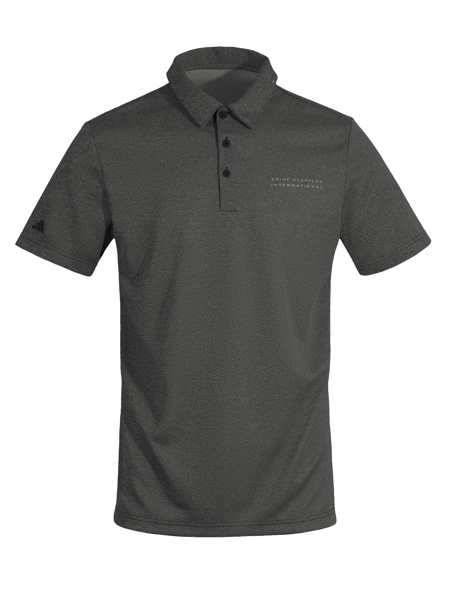 Crime Stoppers International Adidas Space-Dyed Polo product image (3)