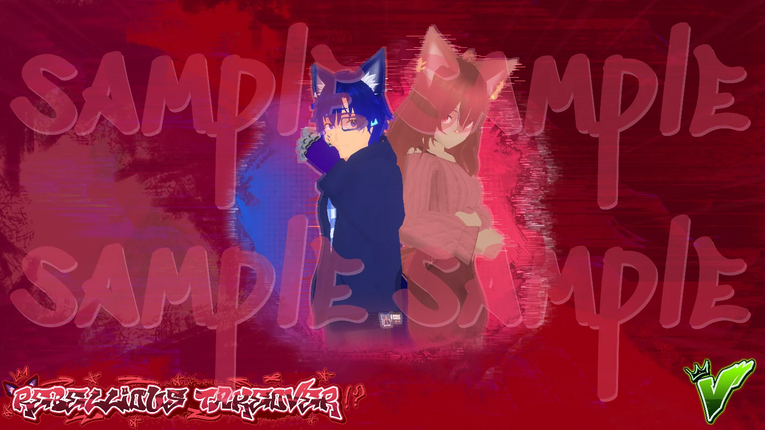 Rebellious Takeover - Deren & Phenn Anniversary Wallpaper(s) product image (2)
