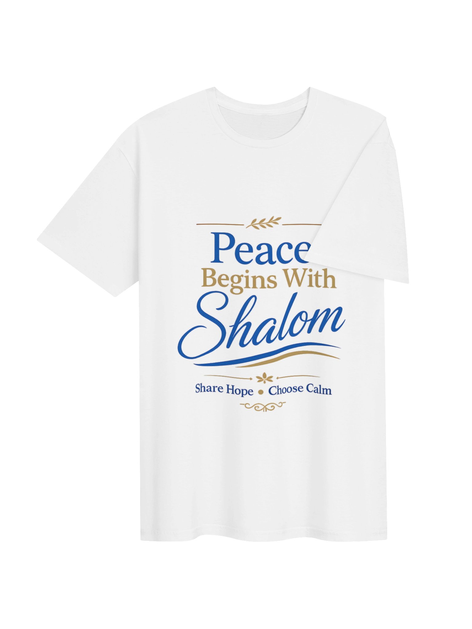 Peace Begins With Shalom Tee product image (4)