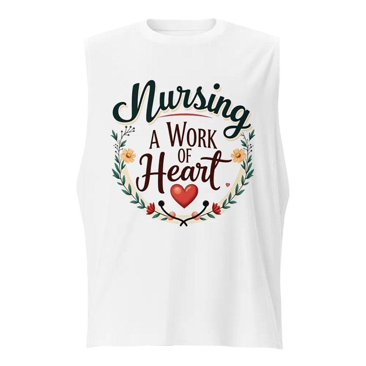 Nursing A Work of Heart Muscle Tank product image (1)