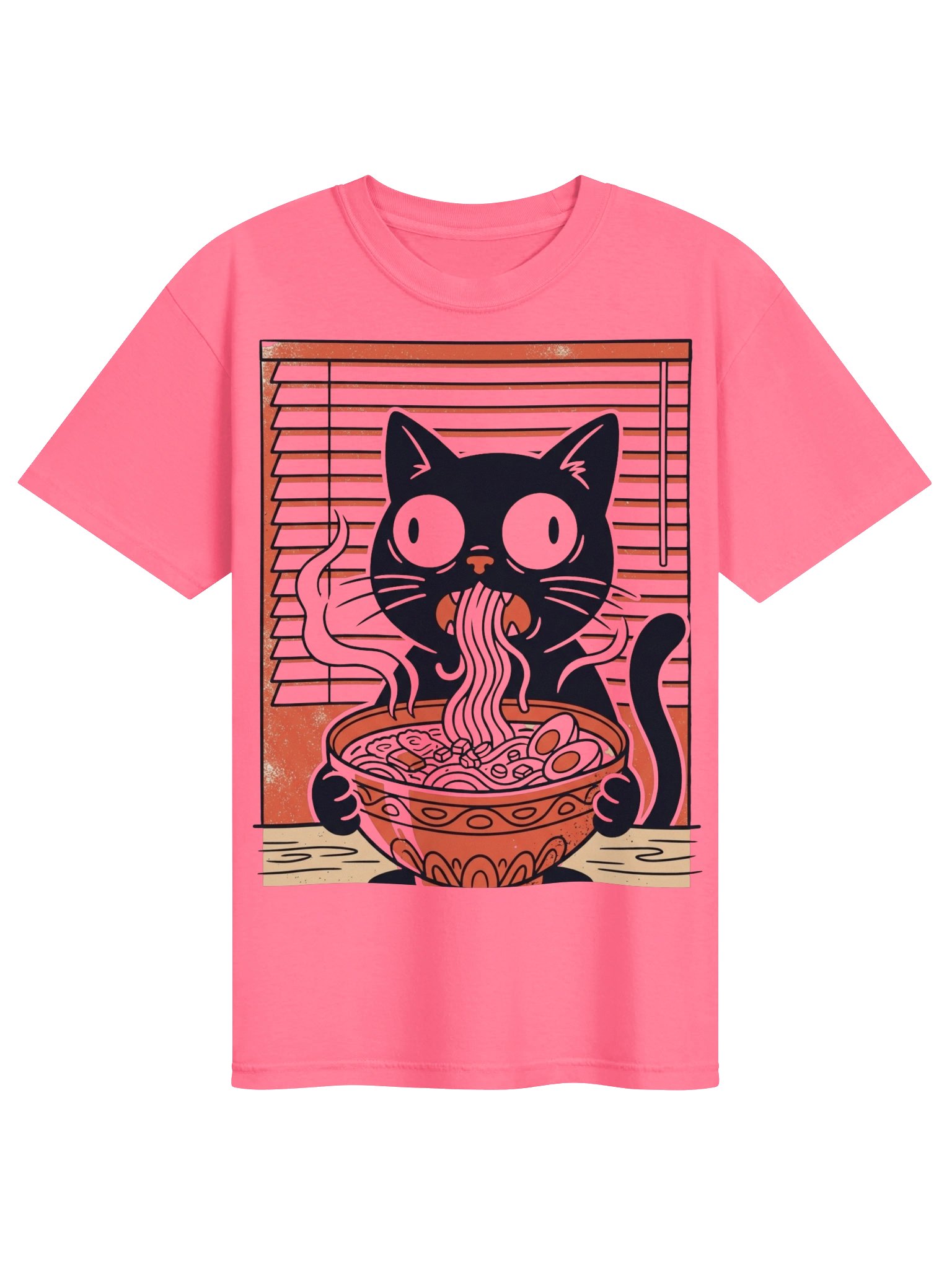 Black Cat & Ramen T-Shirt | Japanese Anime & Cat Style product image (49)