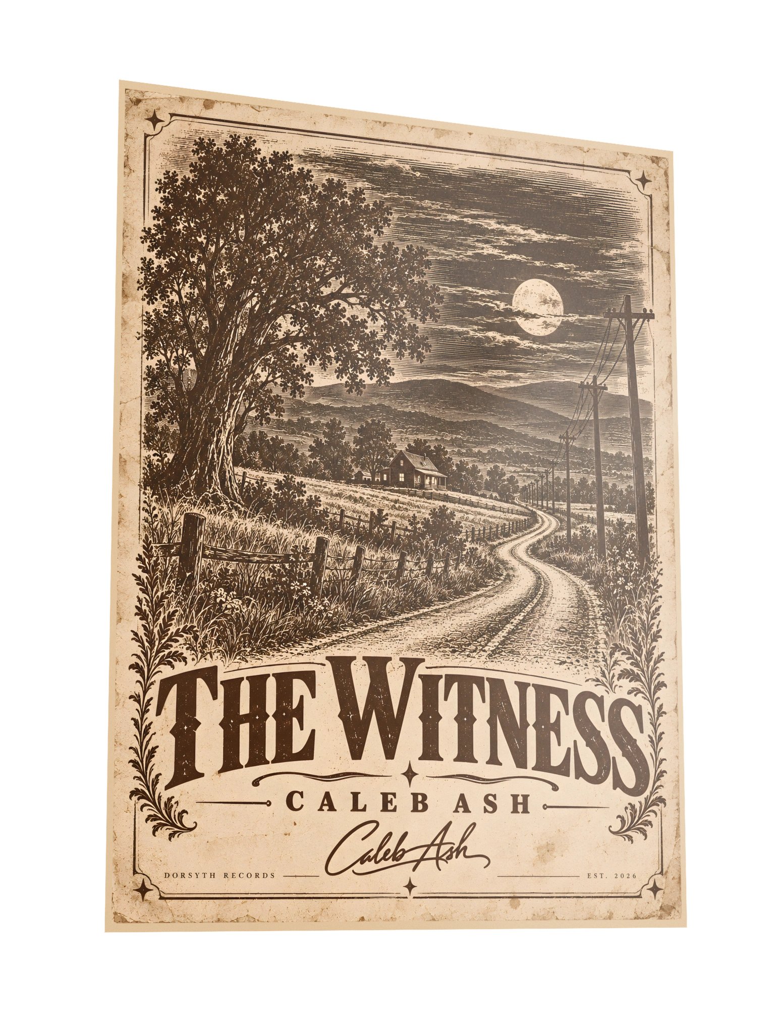 Caleb Ash — The Witness Poster product image (3)