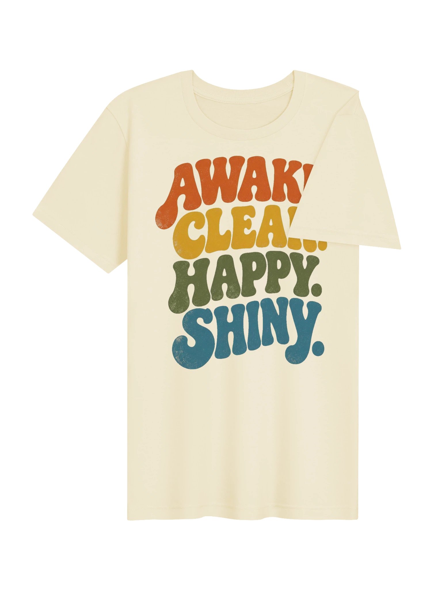 Awake Clear Happy Shiny — Retro product image (9)