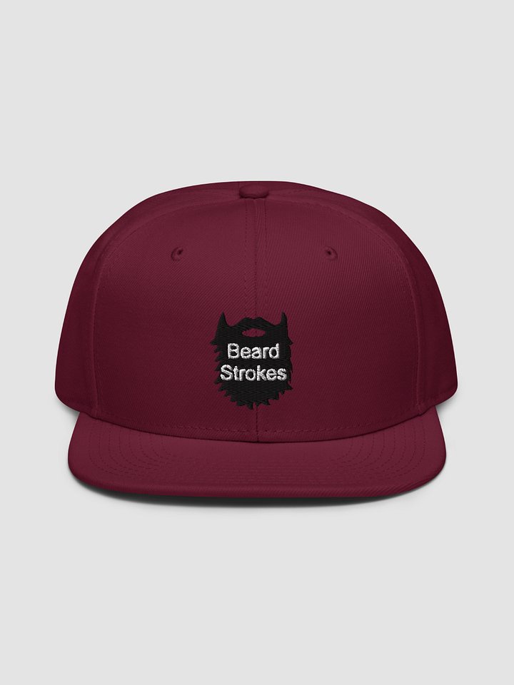 Beard Strokes Snapback Cap Hat (Black Beard) product image (2)