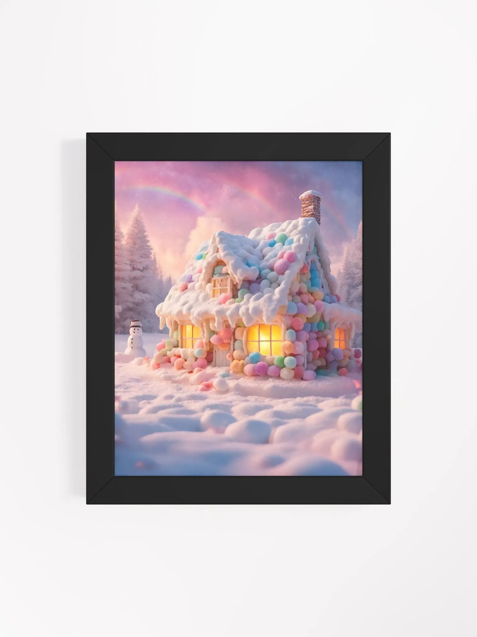 Marshmallow House Framed Poster product image (40)