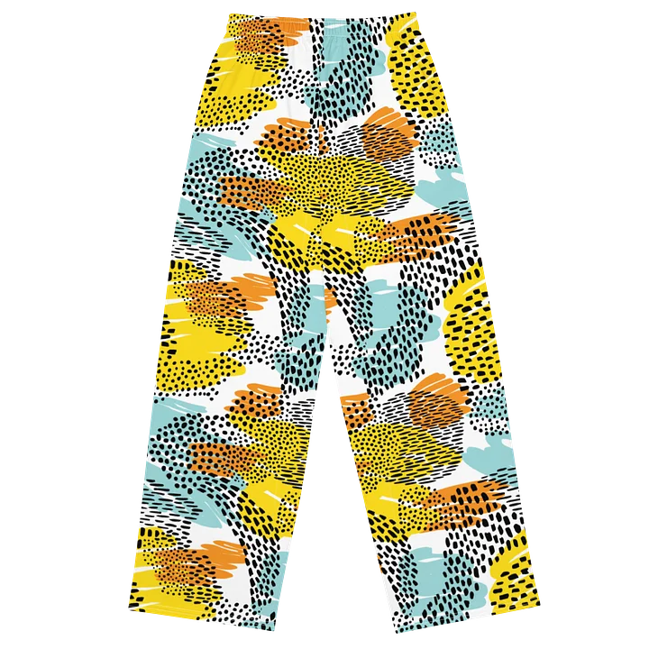 Fashionable Wide-Leg Pants with Bold Animal Print product image (2)