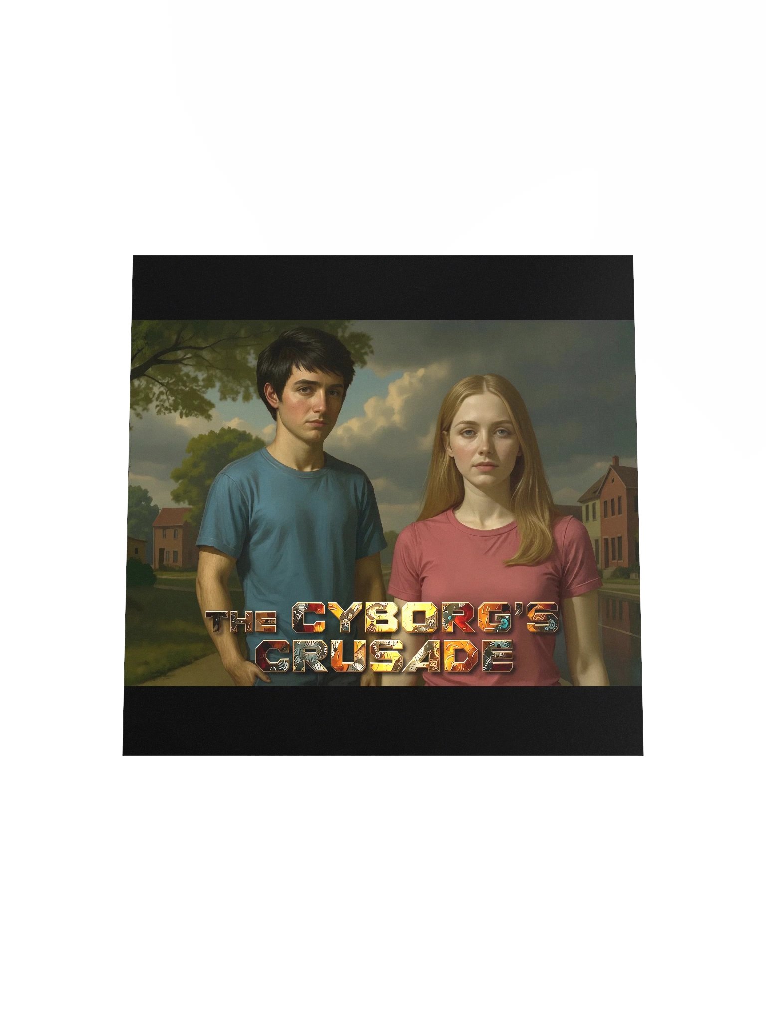 A Poster Featuring James Hunter Walking with his Girlfriend Nadia product image (4)