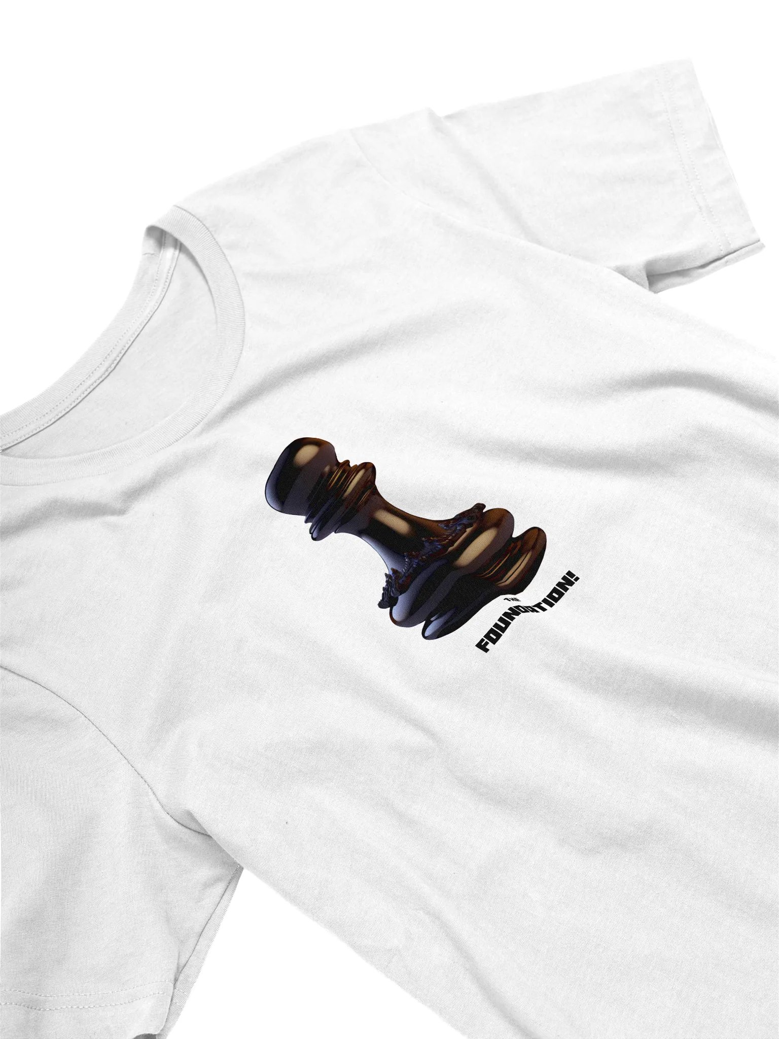 Glossy Black Pawn Chess Piece T-Shirt product image (56)