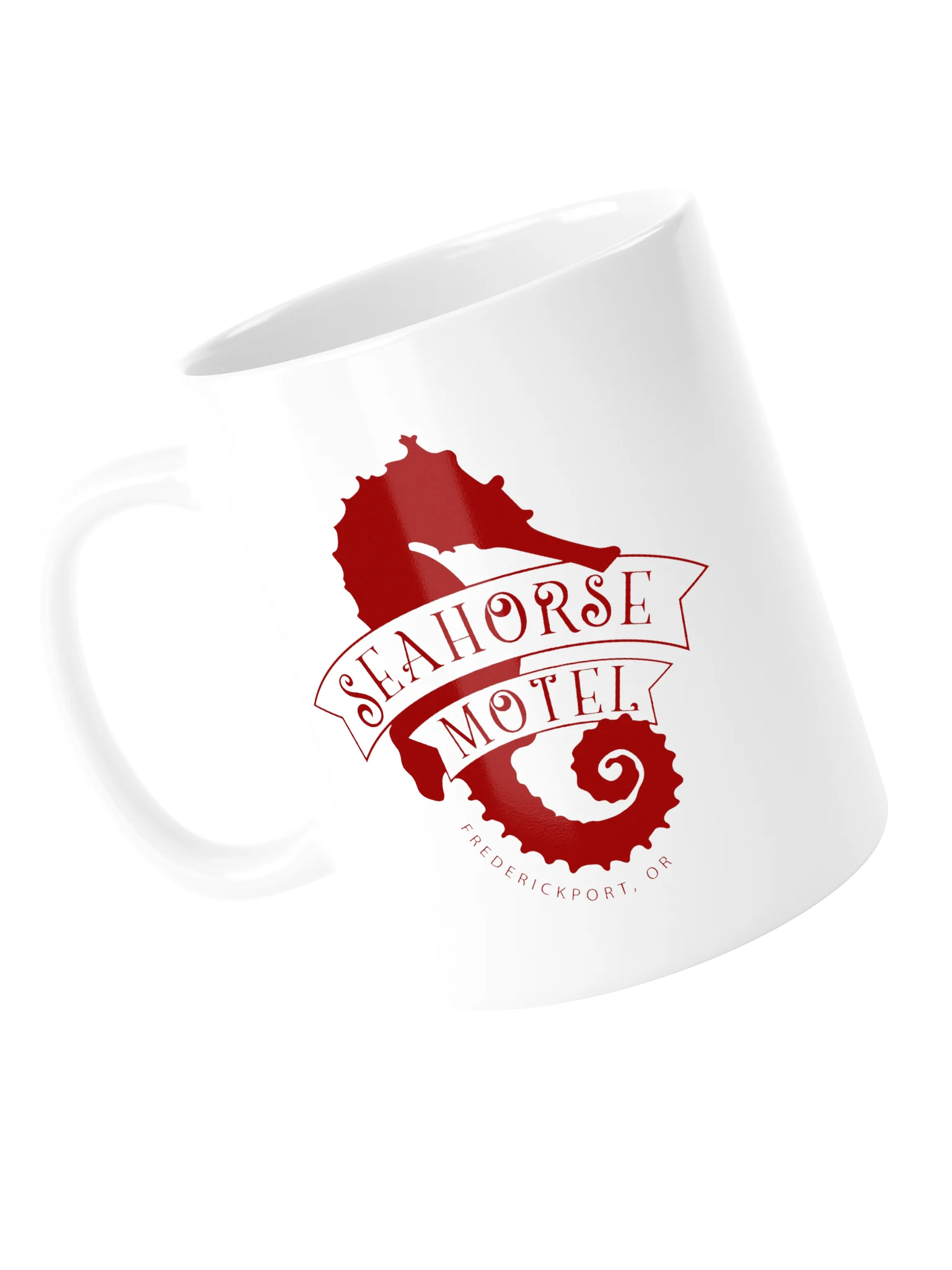 Seahorse Motel Red Coffee Mug product image (14)