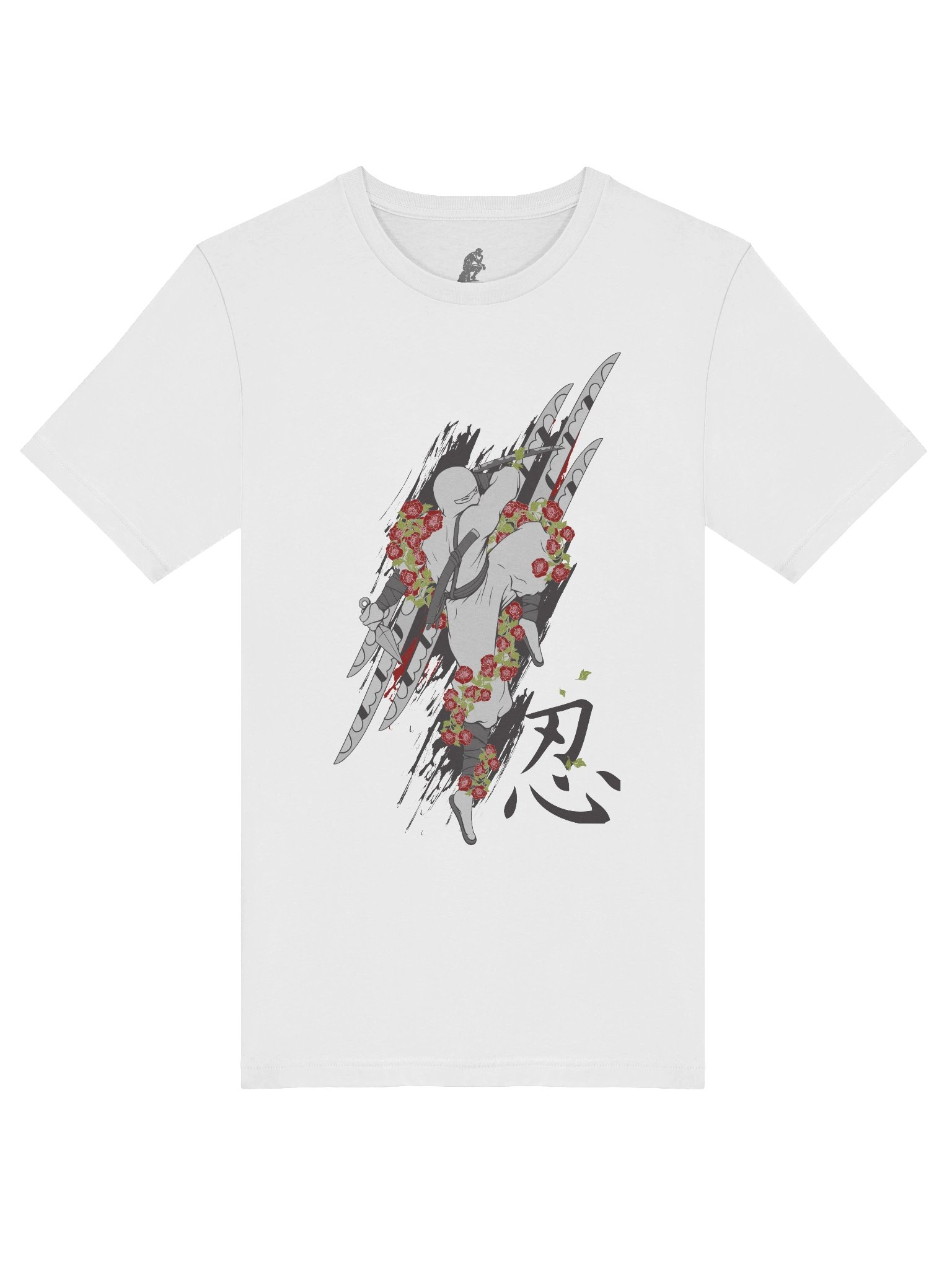 "Ninja White" T-shirt product image (5)