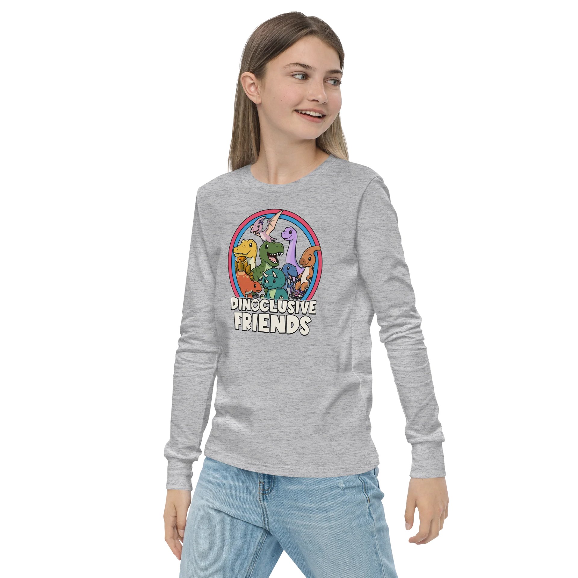 Dinoclusive Friends - Youth Long Sleeve Tee product image (16)