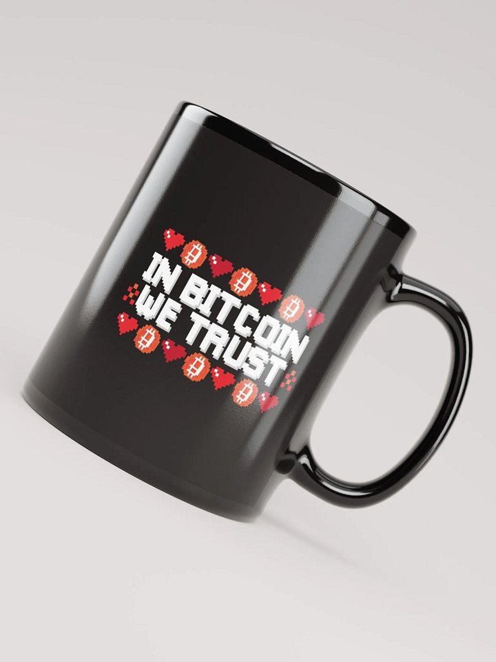 Pixelated Bitcoin Love Mug product image (2)